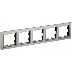 Рамка 5-м BRITE РУ-5-БрС сталь BR-M52-K46