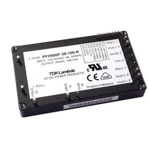 PFH500F-28-100-R, Модули питания переменного/постоянного тока 504W 115-230VAC 28V 18A M3 thread