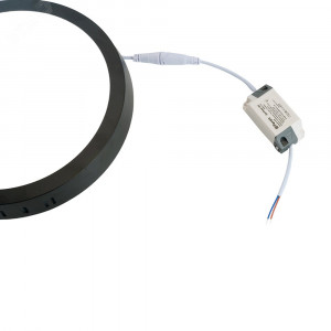 Светильник светодиодный ДПО-18w 4000K 1260Лм черный AL504 51073