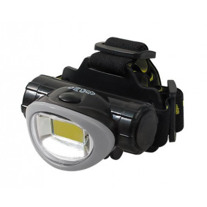 Фонарь налобный H5-L3W-gy COB 3Вт 7500К 3 режима работы: 100проц./50проц./мигающий IP44 3хAAA (не в компл.) (блист.) 5027503