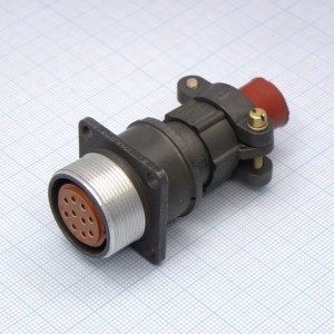 2РМТ22БПН10Г1В1В, Соединитель  цилиндрический низкочастотный негерметичный