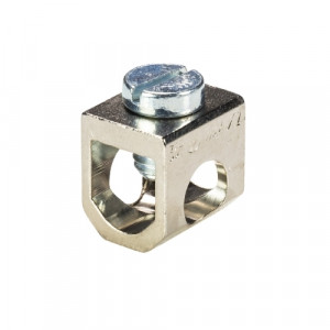 Проходная клемма WAK35/2, Проходная клемма, для N-проводников, тип фиксации провода: винтовой, номинальное сечение: 35 мм кв., цвет: серый, тип монтажа: шина 10х3