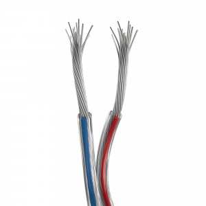 Шлейф питания ARL-22AWG-CLEAR-2Wire-CU 034961, Шлейф для питания и управления одноцветными светодиодными лентами. 2 проводника, калибр проводника 22AWG, сечение проводника 0.31 мм2, проводник из луженой меди, внешняя оболочка из прозрачного ПВХ. Длина кабеля в бухте — 50 метров