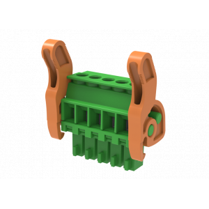 Розеточный разъем на кабель MC-RE3.5V13C-I-0001, Розеточный разъем, угловой, на кабель, шаг: 3.5 мм, 13 полюсов, фиксация провода винтовая, исполнение: с поворотной защелкой, 160V, 8A, цвет: зеленый