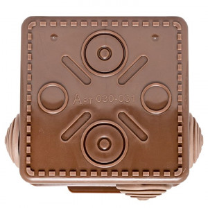 Коробка распределительная КМР-030-031 с крышкой (80х80х50) 7 мембран plc-kmr-030-031-t