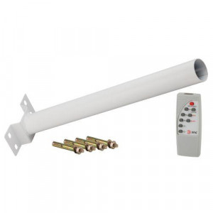 Светильник консольный 40Вт 750лм 5000К IP66 на солнечной батарее COB с кронштейном с датчиком движения ПДУ Б0046794