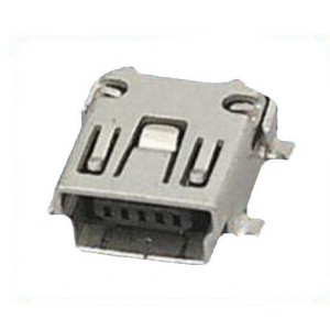 10033526-N3212LF, USB-коннекторы MINIUSB B TYPE RT ANGLE RECEPTACLE