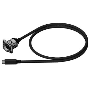 EHUSB31CFCMB, Кабели USB / Кабели IEEE 1394 EH Mini USB 3.1 C with 3' Cable Black