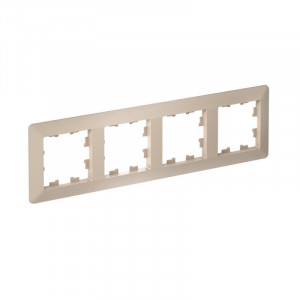 ATLASDESIGN AIR 4-постовая РАМКА, ПЕСОЧНЫЙ/дымчатый белый ATN221204
