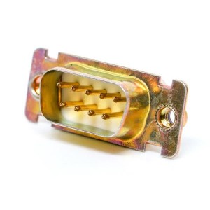 DEE9PII, Стандартные соединители D-Sub  DSUB 9 M SOD CLIN TIN ZINC