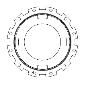 8N1536-24, Автомобильные разъемы PANEL NUT, SIZE 24