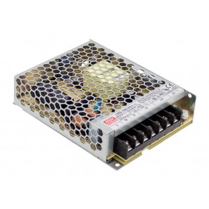 LRS-100-3.3, AC-DC, 66Вт, вход 85…264В AC, 47…63Гц / 120…370 В DC, выход 3.3В/20A, рег. вых 2.97…3.6В, изоляция 4000В AC, КПД 84.5%, в кожухе 129х97х30мм, -30…+70°С