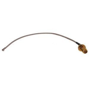 CBA-UFLSMA15, Соединения РЧ-кабелей Cable Assy UFL to SMA Femalre Bulkhead 15cm
