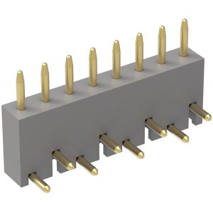 WT6PRD8, Прямоугольные соединители стандарта Mil 1Row R Ang Plug Board Mount