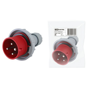 Вилка кабельная IP67 32А 3Р+РЕ 380В SQ0611-0023