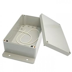 Z373MF (200X120X75), Корпус для РЭА пластиковый пылевлагонепроницаемый с фланцами ZTM-ELECTRO Z373MF, 200x120x75 мм, пластиковый