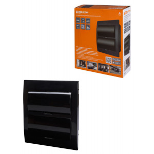 Бокс ЩРВ-П-24 модуля встраиваемый пластик IP41, Антрацит SQ0902-1006