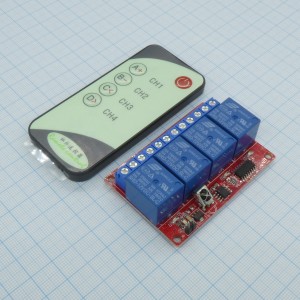 BM8052, Комплект беспроводного управления по ИК-каналу (4 реле до 2 кВт)