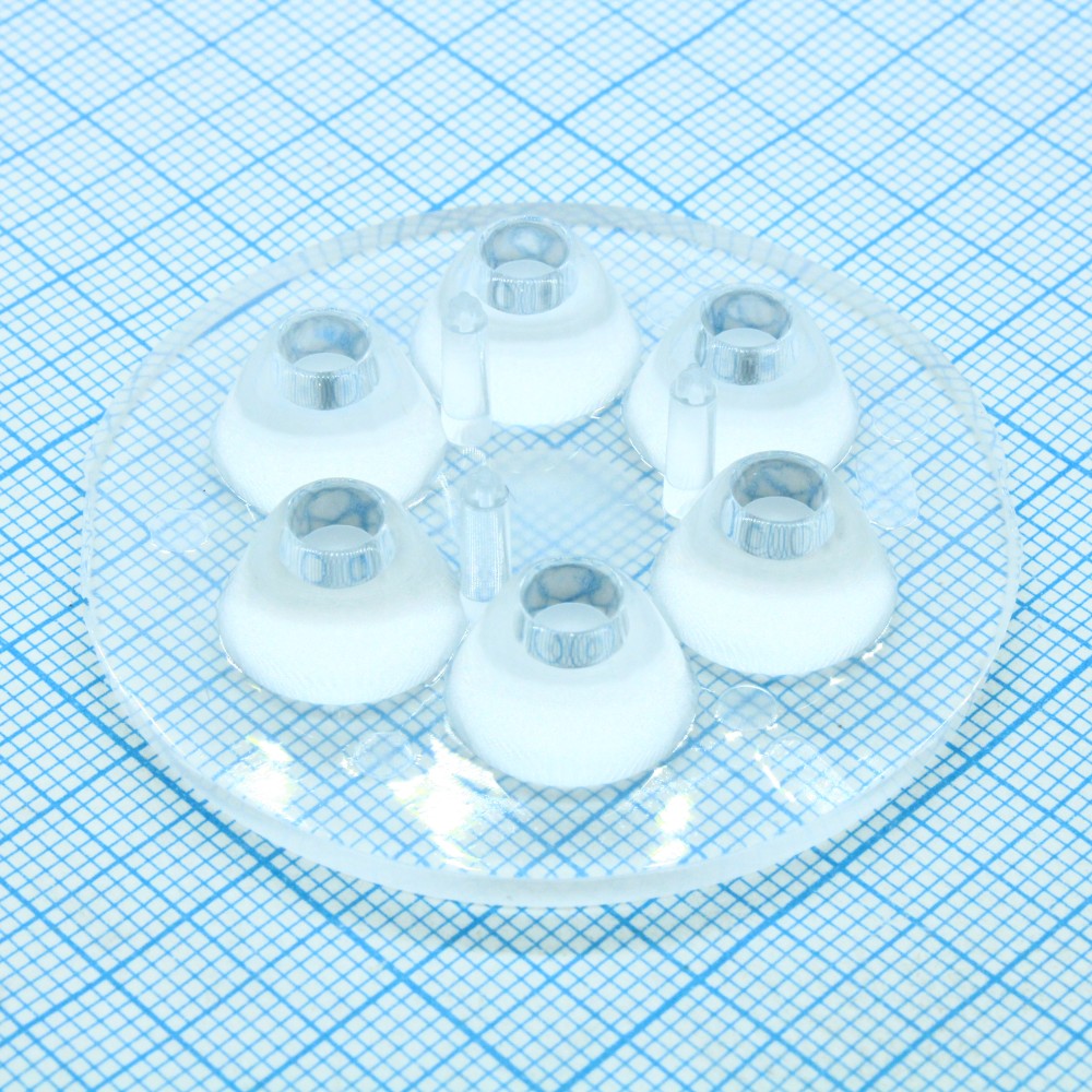 Изображение товара Круглая групповая линза LEDiL C11813_ANNA-50-6-W 50 мм 30° для светодиодов