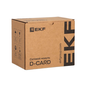 Модуль сетевой удал-нного расширения ввода и вывода EtherNET IP GR200-EIP D-CARD EKF GR200-EIP-DCD
