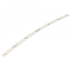 Линейка SL-ARC-D3000-A23-11.6W 24V Warm3000 (590мм, дуга 1 из 16) 027652, Светодиодная линейка на светодиодах smd 2835 для профиля SL-ARC-3535-D3000. Цвет ТЁПЛЫЙ 3000К. Световой поток 1450 лм. Питание DC24V, мощность 11,6 Вт. Размеры 587.5х20х2.2. Минимальный отрезок 97.8 мм. Максимальная длина последовательного соединения при