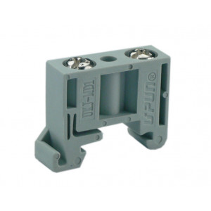 Концевой стопор UKJ-MD1(GY), Концевой стопор, тип зажима: винт, материал: пластик, ширина: 7 мм, цвет: серый, тип монтажа: DIN15