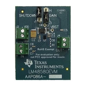 LM48580EVM, Средства разработки интегральных схем (ИС) аудиоконтроллеров  LM48580 High Votlage Driver for Ceramic Speakers and Piezo Actuators