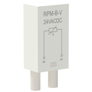 Модуль защиты для реле варистор 24В ACDC ONI (кр.10шт) [RPM-B-V-ACDC24V]