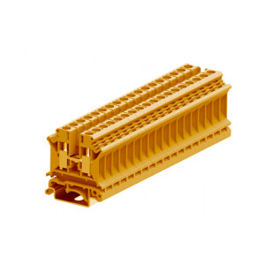 Проходная клемма 306994, Проходная клемма, тип фиксации провода: винтовой, номинальное сечение: 6 мм кв., 32A, 800V, ширина: 8,1 мм, цвет: оранжевый, тип монтажа: DIN35