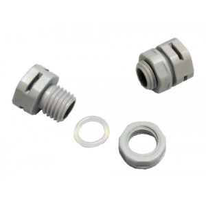 Клапан выравнивания давления  M12*1,5, Клапан выравнивания давления M12х1,5, гайка в комплекте, материал: пластик, цвет: серый