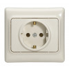 Розетка 2К+З 16AX Слоновая кость 782141