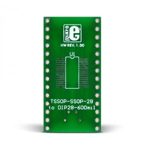 MIKROE-310, Панели и адаптеры TSSOP-SSOP-28 to DIP28-600mil Adapter