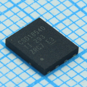 CSD18540Q5B, Транзистор полевой MOSFET N-канальный Si 60В 100А 8-Pin VSON-CLIP EP лента на катушке