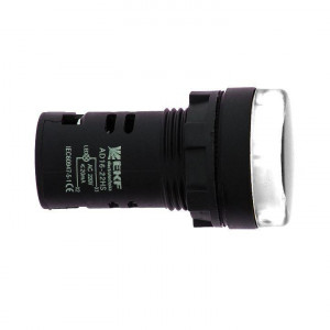 Матрица светодиодная AD16-22HS бел. 230В AC PROxima ledm-ad16-w, Лампа сигнальная d22-230V бел