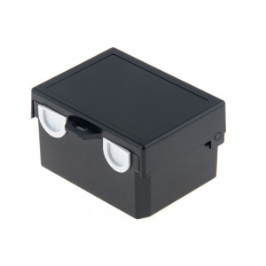 GH002B, Корпус из прочного пластика, черный, с откидной крышкой