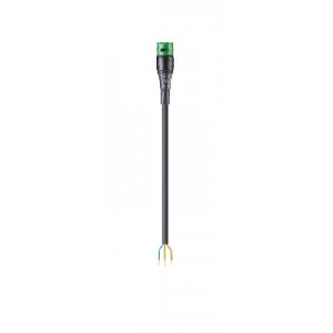 Соединитель RST20I3K1B- 25 H 80GN02, Кабельная сборка, оконеченная розеточным разъемом RST20i3, и свободным концом, 3 полюса, длина кабеля: 8 метра, сечение жил кабеля: 3х2,5 мм.кв., номинальные характеристики: 250V+PE, 20А, цвет контактных вставок: зеленый, цвет кабеля: черный