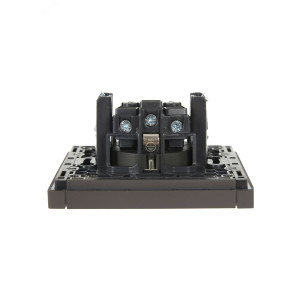 Розетка СП FORTE&PIANO FP315 16А с заземл. защ. шторки винт. крепл. сер. IEK FP-R14-16-K03