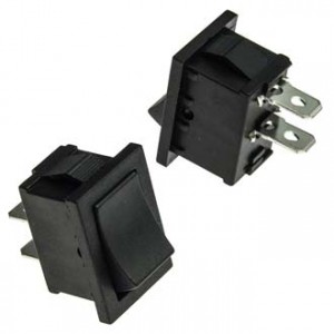 KCD1-101-C1-B/2P ON-OFF, Клавишный переключатель KCD1-101-C1-B/2P, ON-OFF