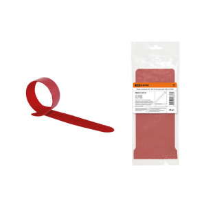 Хомут-липучка ХЛ 16х310 мм красный (20 шт) SQ0515-0710