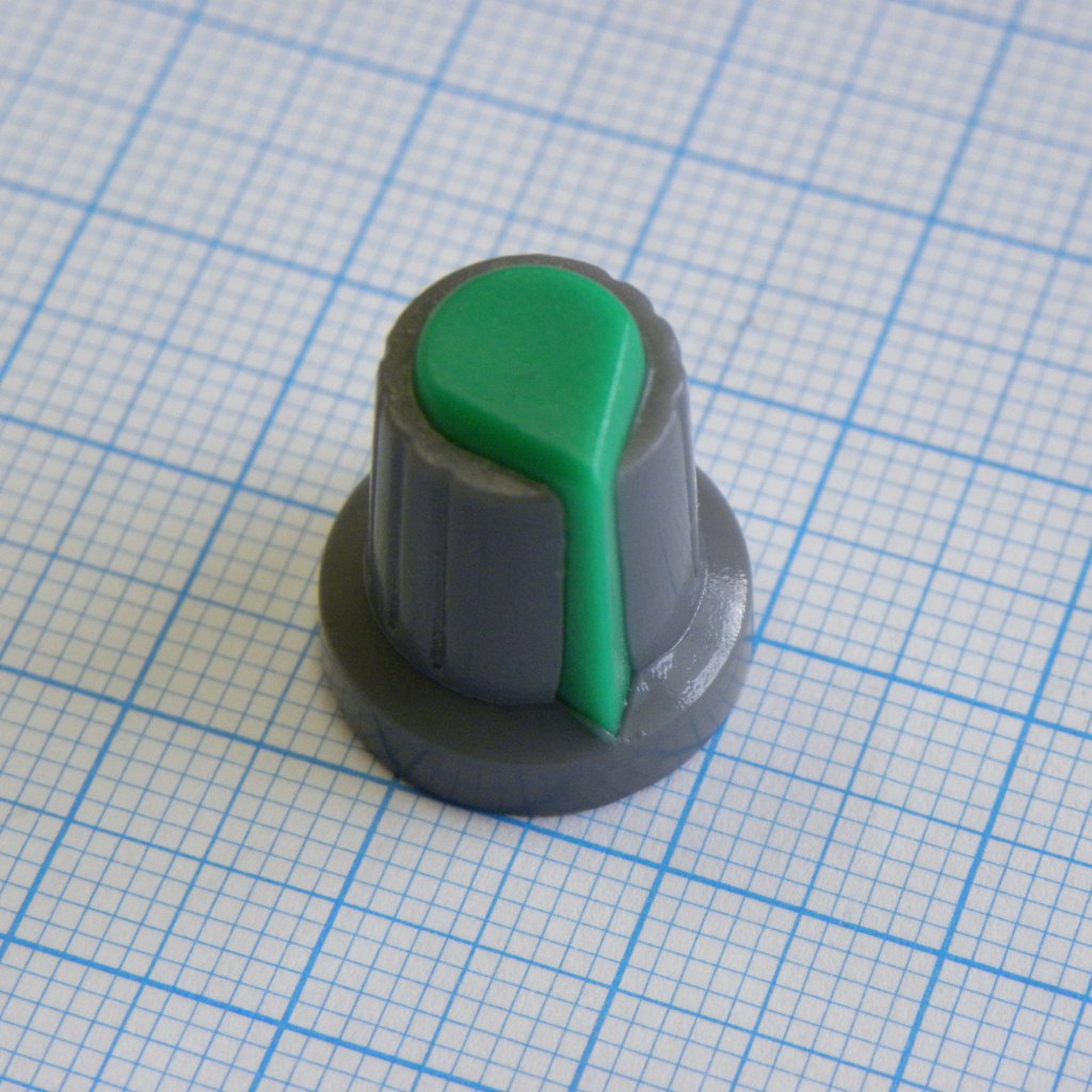 Ручка RR4817 серо-зелён. лыска, d = 6mm