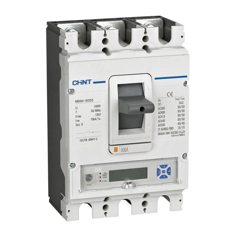 Выключатель автоматический 3п 250А 50кА NM8N-250S EM с электрон. расцеп. LCD CHINT 271385