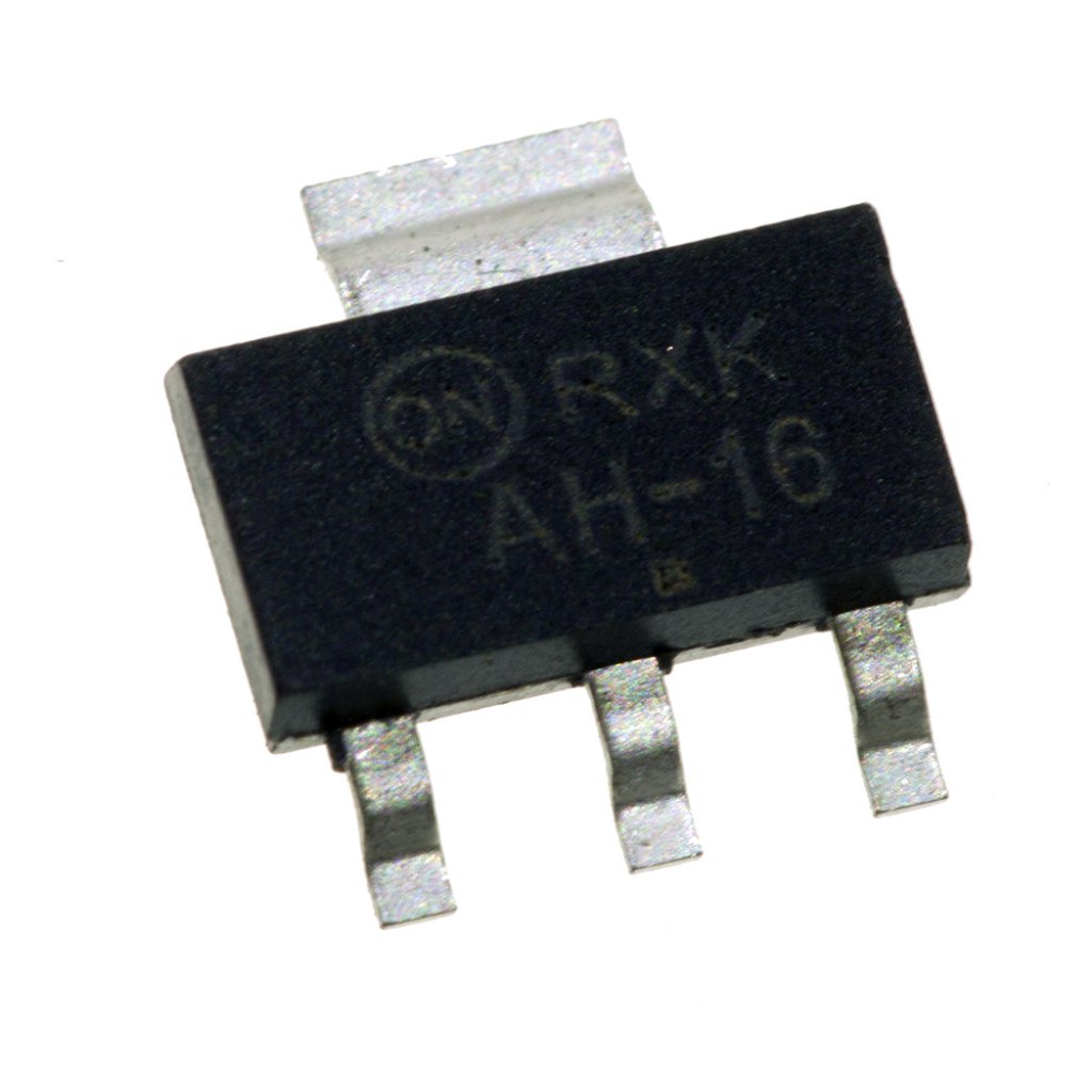 BCP53-16T1G, ON Semiconductor Биполярный транзистор, PNP, 80 В, 1.5 А ...