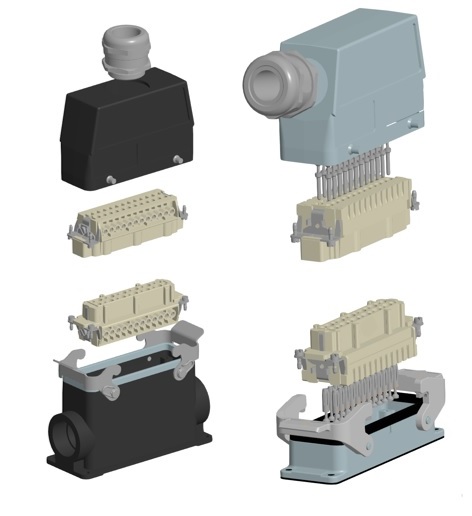 Крупное поступление промышленных разъемов (Heavy Duty Connectors) от Beisit