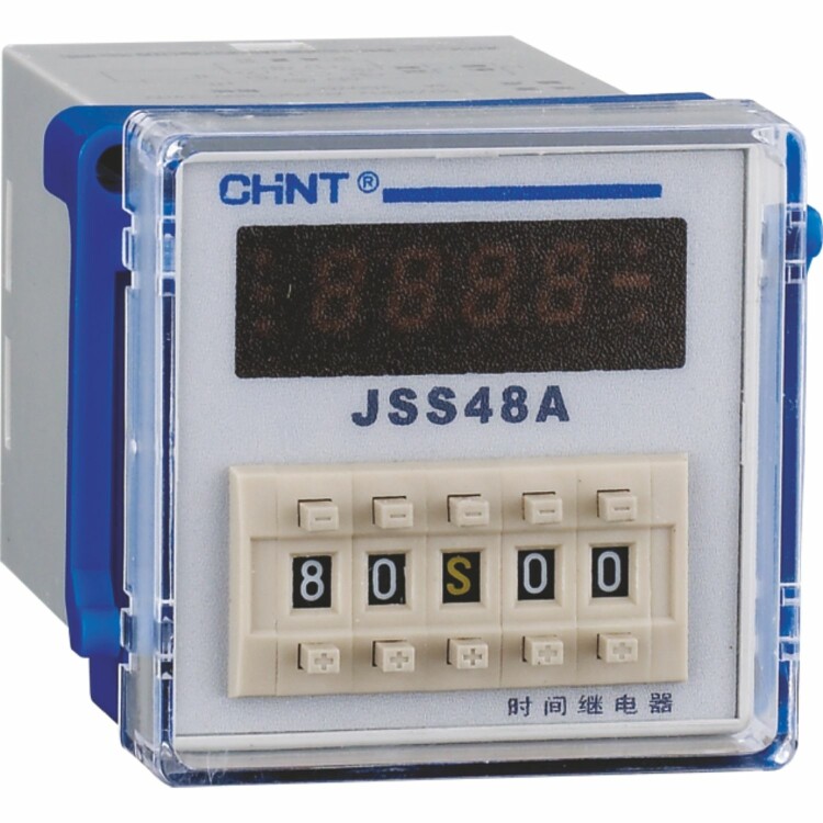 Реле времени JSS48A 11--контактный двух групповой переключатель AC/DC100В~240В (кр.1шт) [300082]