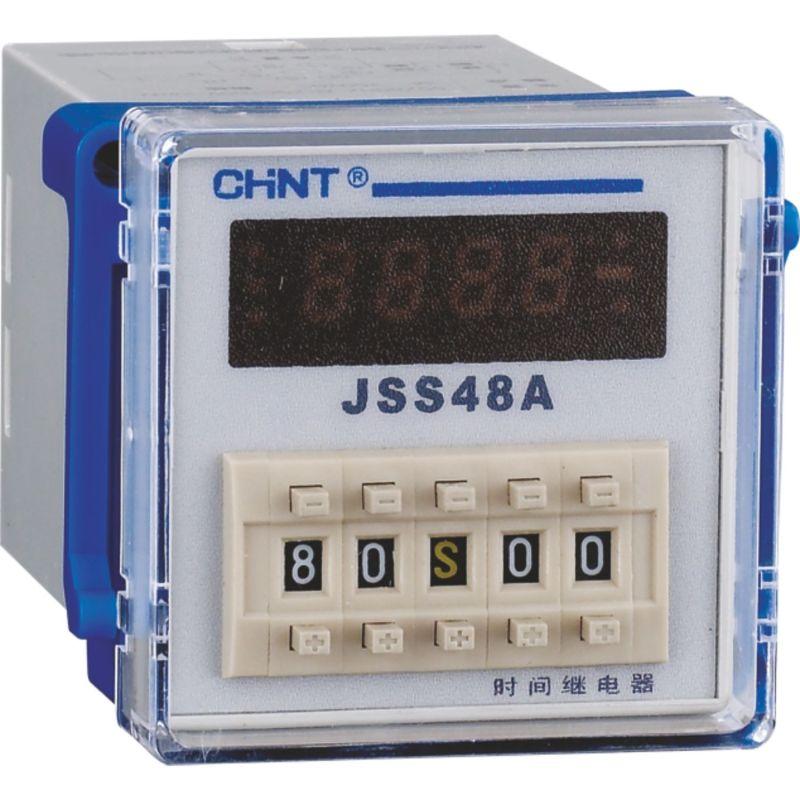 Реле времени JSS48A 8-контактный одно групповой переключатель многодиапазонной задержки питания AC/DC100V~240V 300084